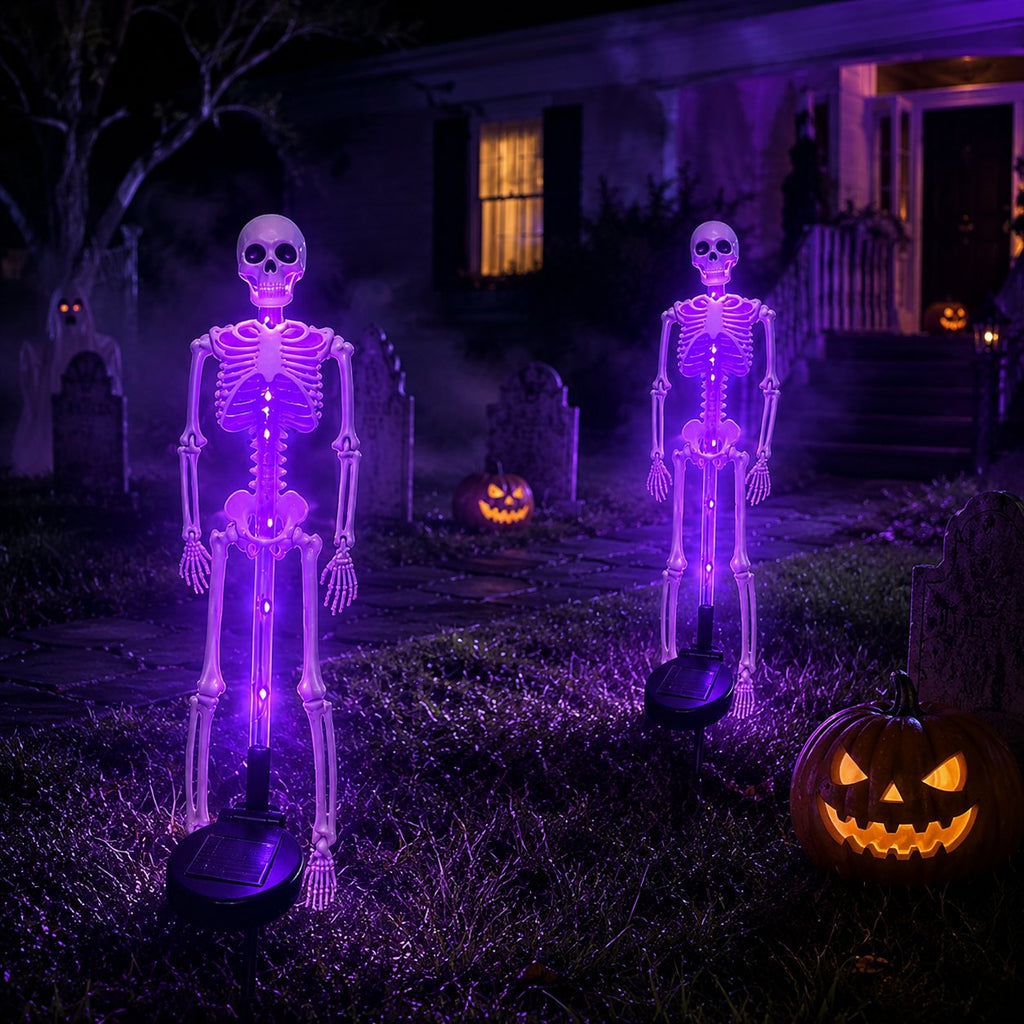 💥 Last Day 48% OFF——💀 Solar Skeleton Yard Stake