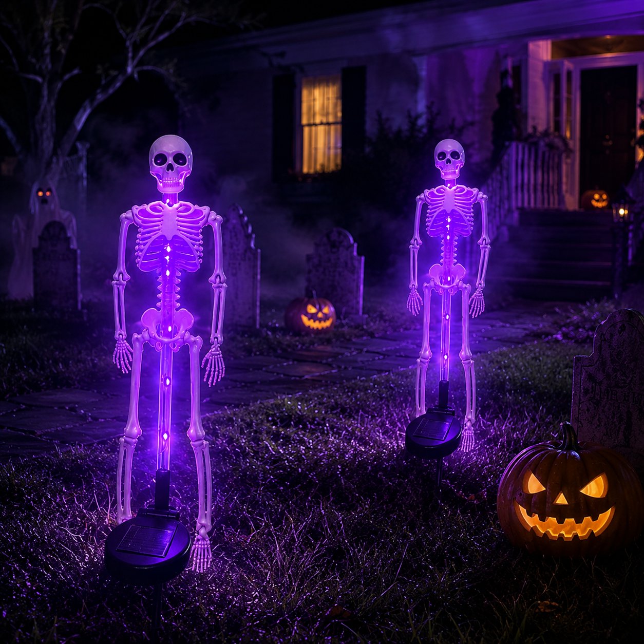 💥 Last Day 48% OFF——💀 Solar Skeleton Yard Stake