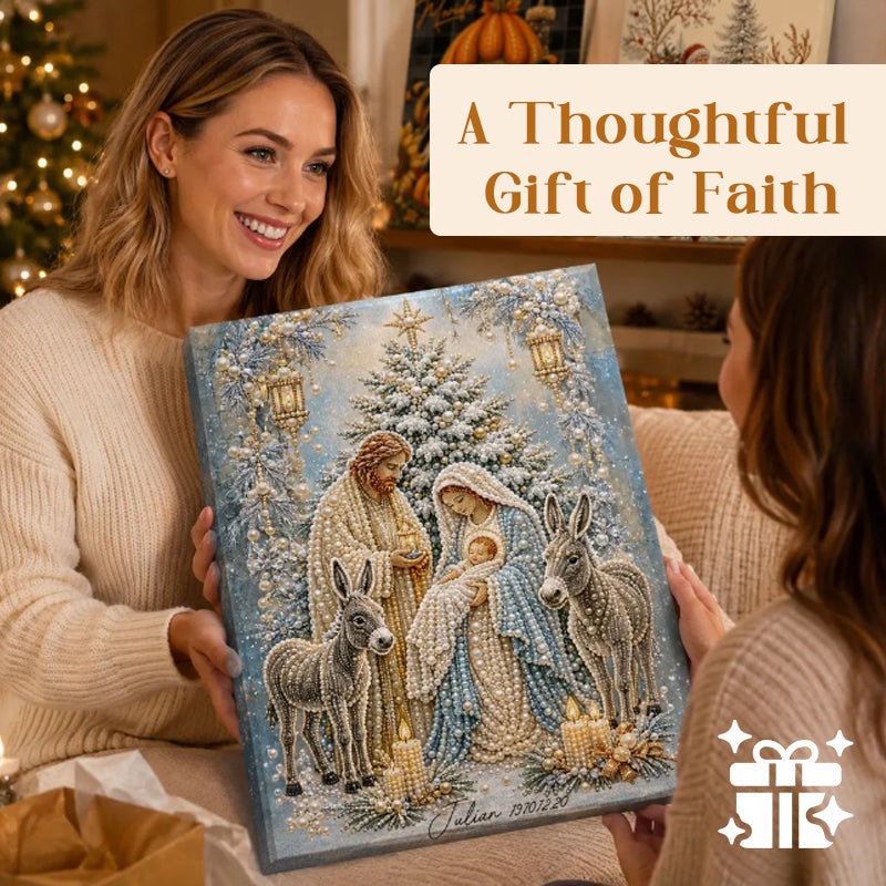 🎄 LAST DAY 70% OFF –🌟 Nativity Scene Diamond Painting Kit