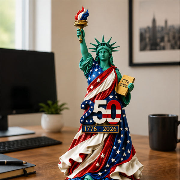 🔥Limited-time promotion🔥Handmade USA 250th Anniversary Statue of Liberty Figurine