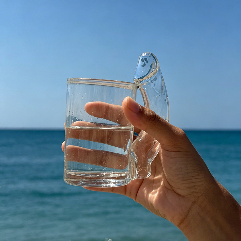 💥LIMITED TIME 50% OFF-Fun D-Cup Shaped Glass Cocktail Glass