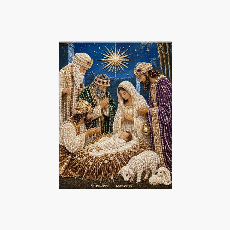 🎄 LAST DAY 70% OFF –🌟 Nativity Scene Diamond Painting Kit