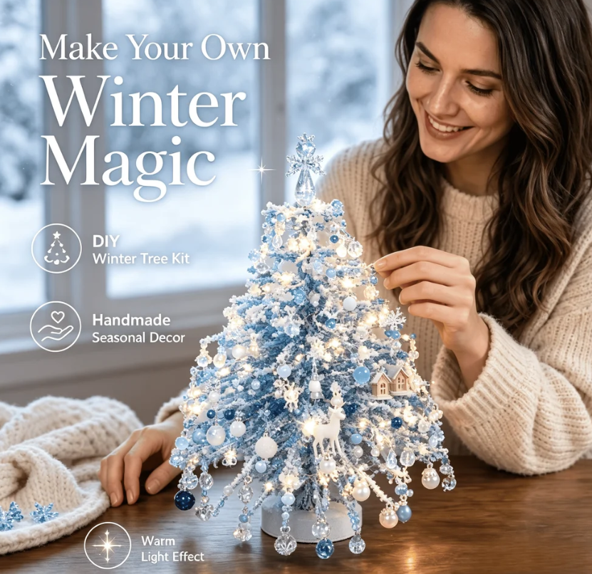 🔥Last day——Limted Time 70% OFF!DIY Beaded Christmas TreeKit Create Your OwnSparkling Holiday Decoration