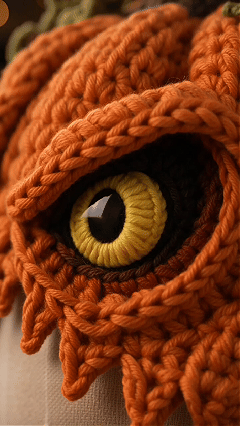 🔥 LAST DAY 70% OFF – 🎃 Halloween Monster Hood DIY Crochet Kit | Premium Soft Yarn Materials with Step-by-Step Guide DIY Handmade Wearable Character Hood 🧶🎭✨