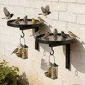 🔥Last Day 70% OFF——Wall Mounted Metal Bird Bath🐦🛁🧱🏡