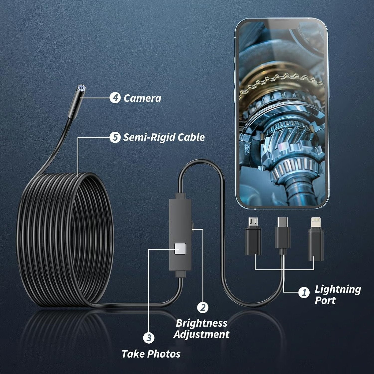 🔥Last Day 70% OFF🔥——🔎 Plug-and-Play Endoscope Camera