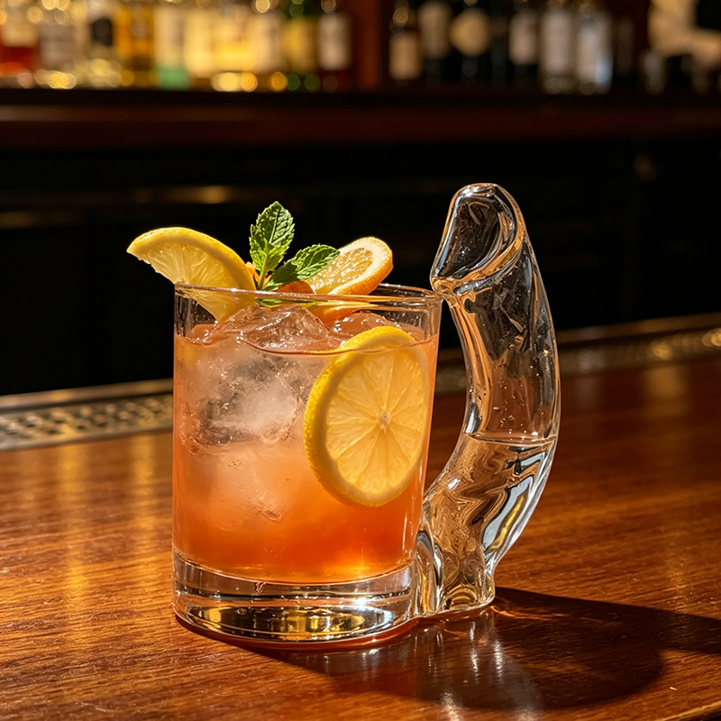 💥LIMITED TIME 50% OFF-Fun D-Cup Shaped Glass Cocktail Glass