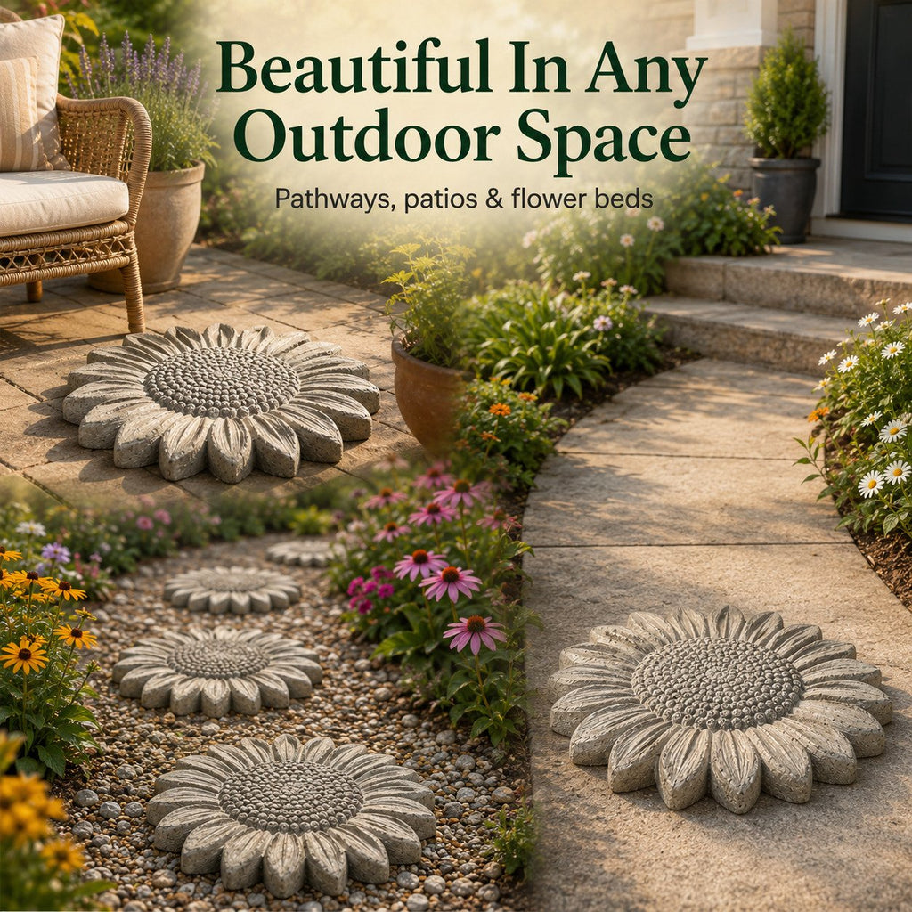 💥 LAST DAY70% OFF - 🌻 Reusable Sunflower Stepping Stone Mold (📦Buy 2 Free Shipping)