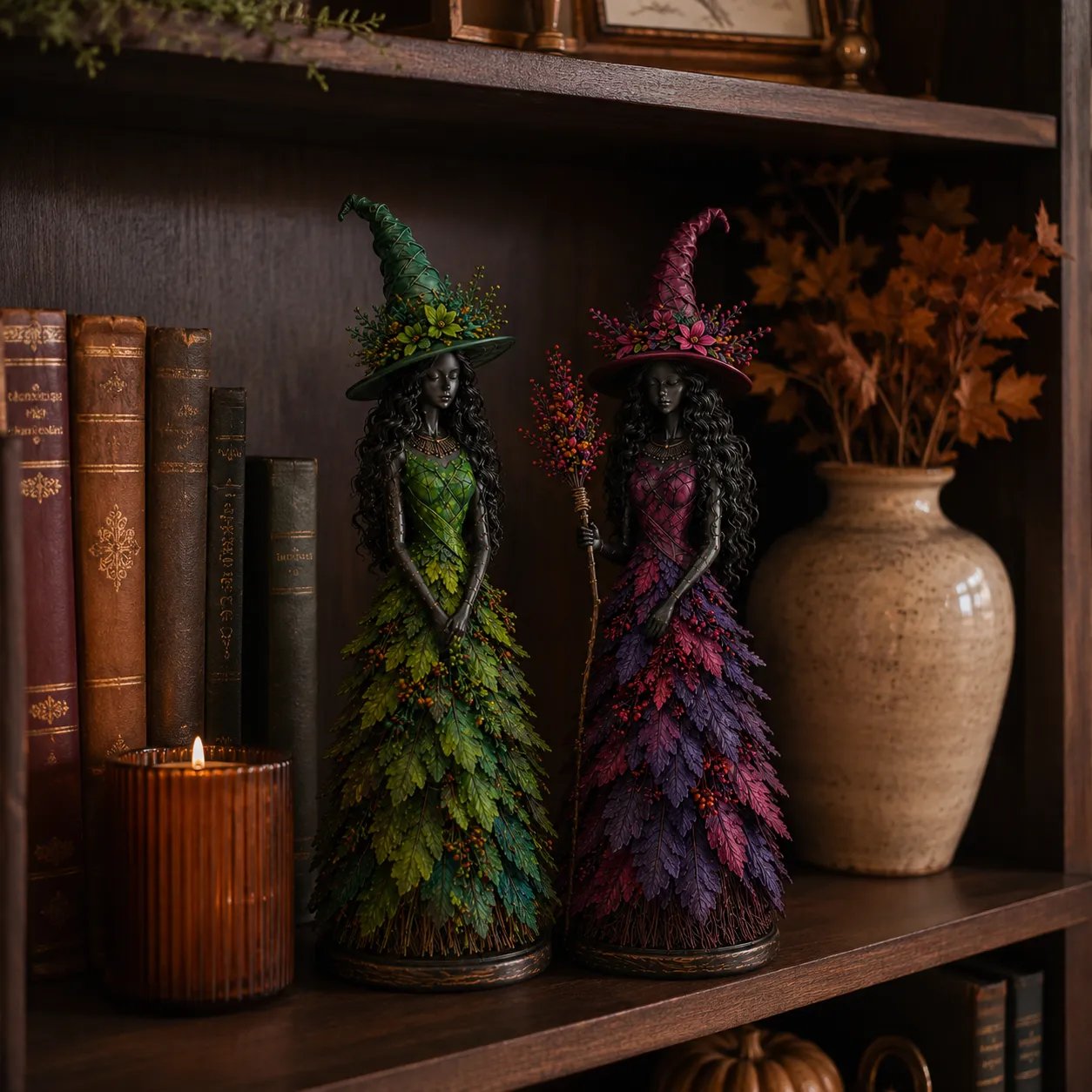 🔥Halloween Early Bird Special: Enjoy 70% OFF——🧙Enchanted Autumn Witch Figurine (✨2026 Limited Edition)