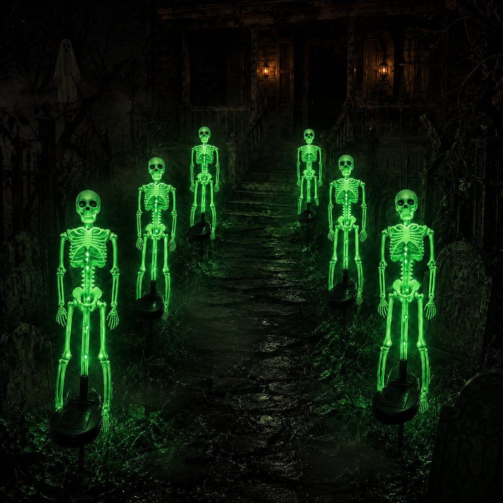 💥 Last Day 48% OFF——💀 Solar Skeleton Yard Stake