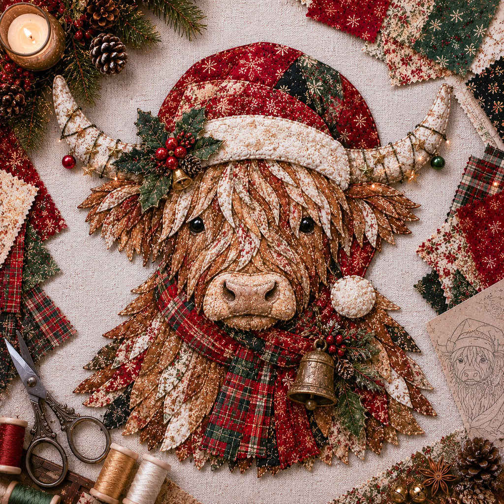 🎁LAST DAY — LIMITED TIME 70% OFF！🎅Kit decorazioni fai da te in tessuto patchwork natalizio