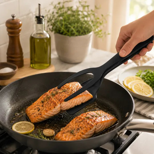 🔥LIMITED-TIME OFFER 50% Off🎁 2-in-1 Grip & Flip Kitchen Tongs