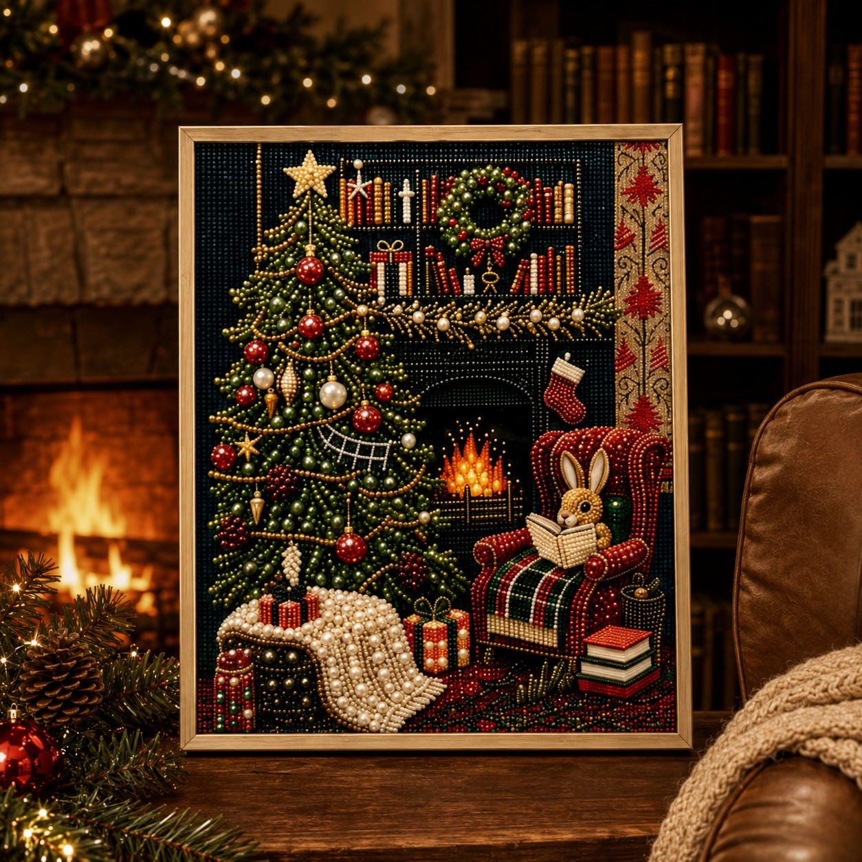 🔥Last day——Limted Time 70% OFF!🎁🎅Christmas Pearl & Gem Painting Collection✨Buy 2 Get Free Shipping