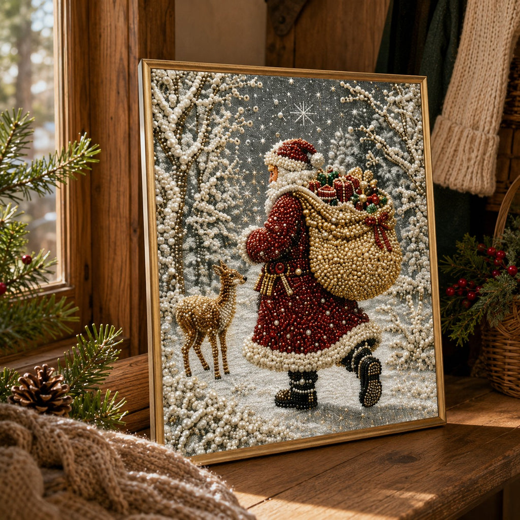 🔥Last day——Limted Time 70% OFF!🎁🎅Christmas Pearl & Gem Painting Collection✨Buy 2 Get Free Shipping