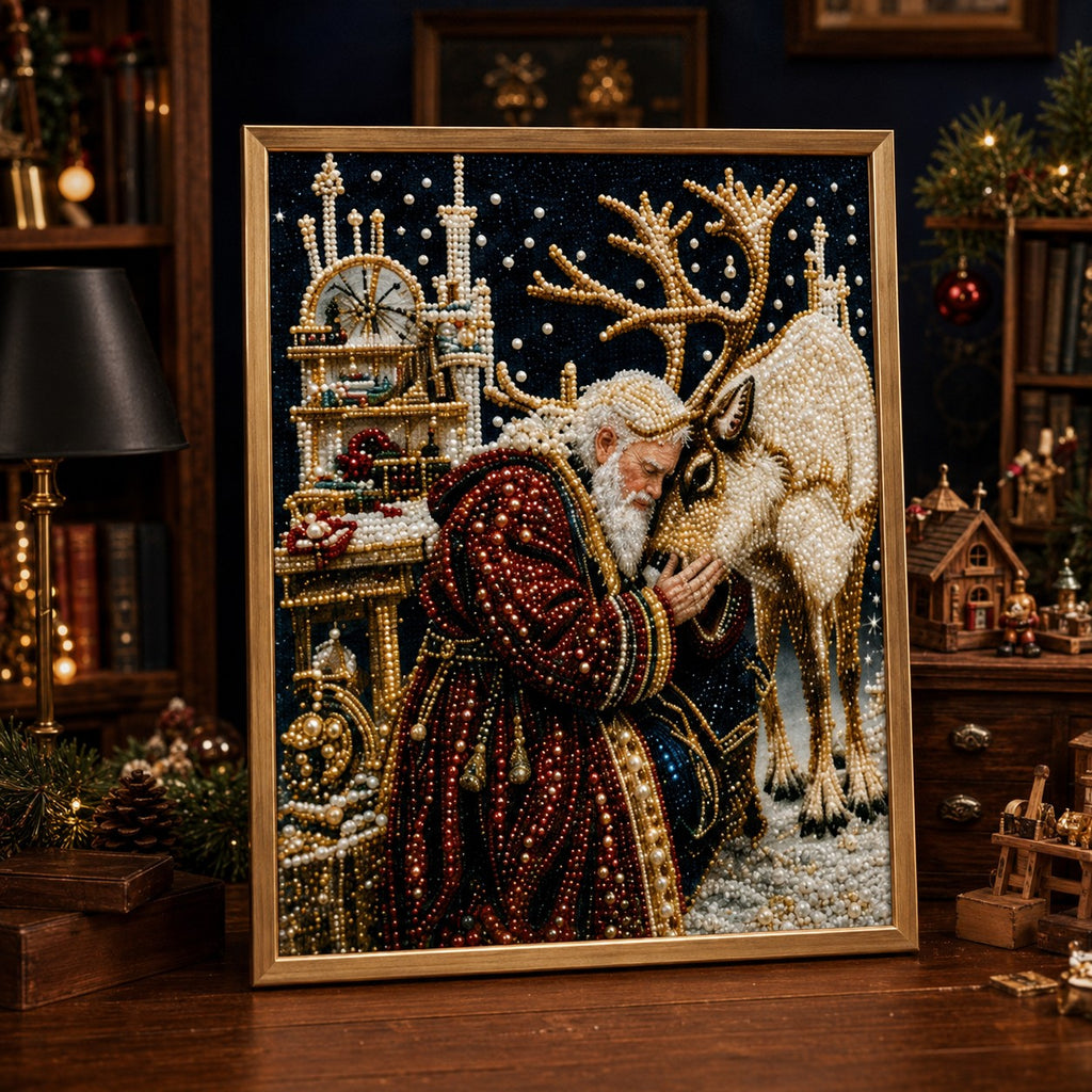 🔥Last day——Limted Time 70% OFF!🎁🎅Christmas Pearl & Gem Painting Collection✨Buy 2 Get Free Shipping