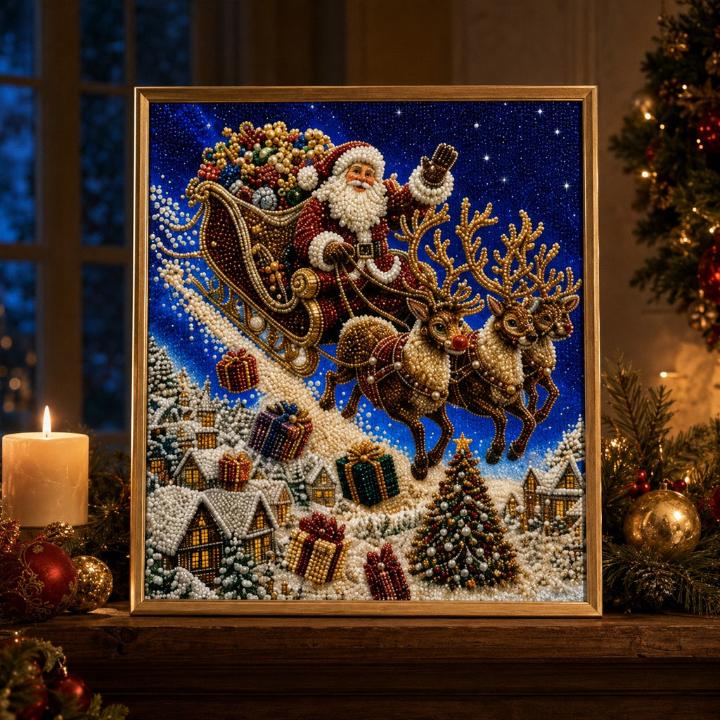 🔥Last day——Limted Time 70% OFF!🎁🎅Christmas Pearl & Gem Painting Collection✨Buy 2 Get Free Shipping