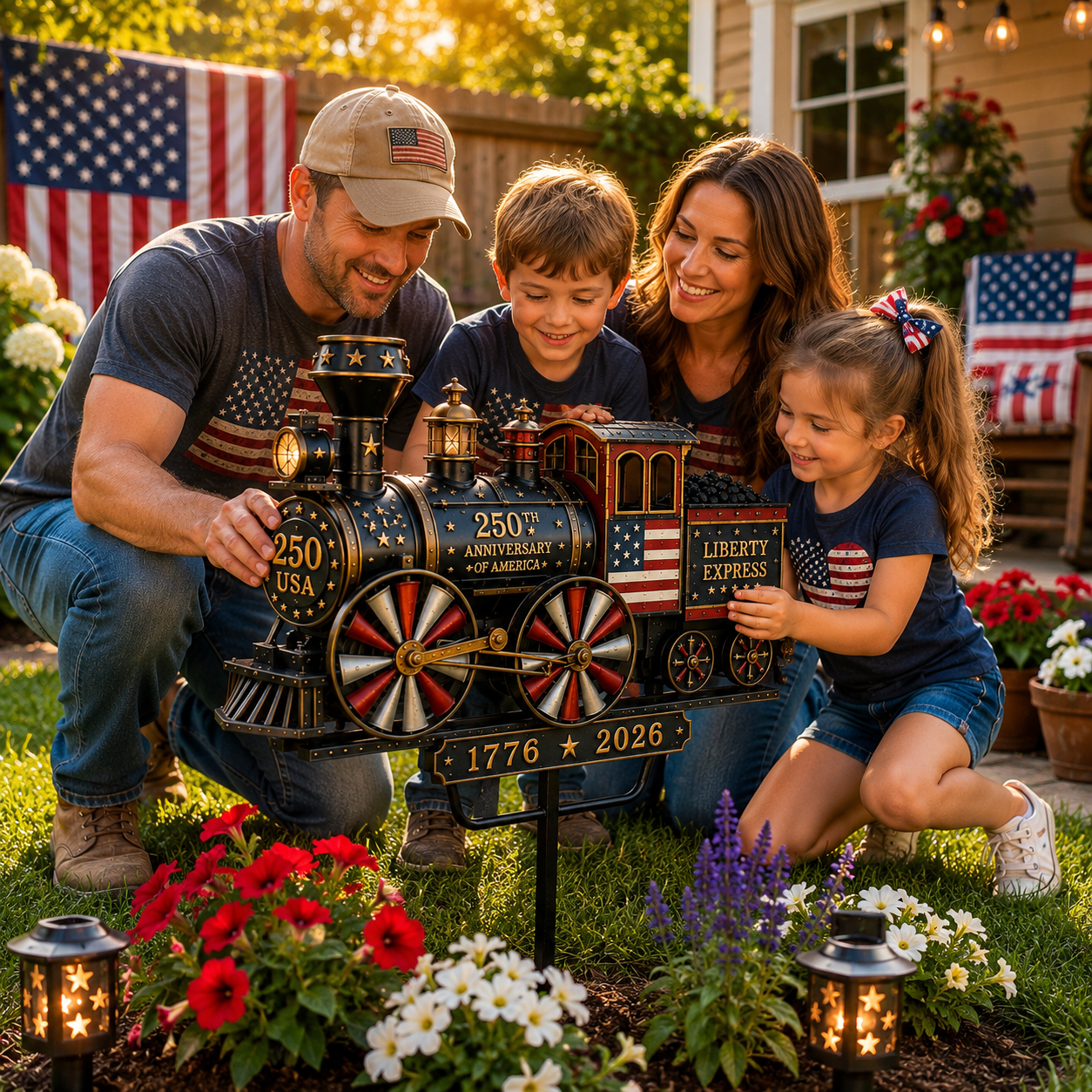 🔥 TODAY ONLY – 50% OFF LIMITED! 🇺🇸 250th Anniversary Liberty Express Train Wind Spinner