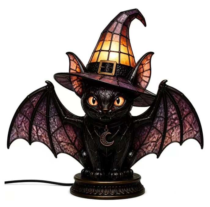 🔥Halloween Early Bird Special: Enjoy 70% OFF——Magical Black Cat Witch Lamp 🐈‍⬛✨