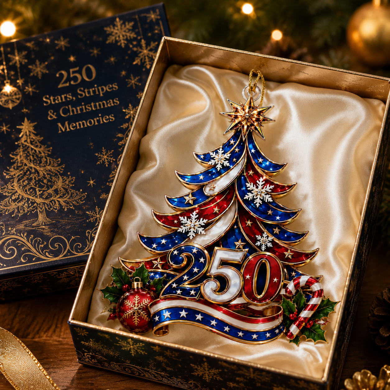 🔥Last day——Limted Time 70% OFF!——USA 250th Anniversary Christmas Ornament