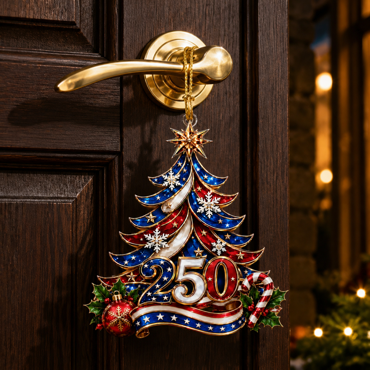 🔥Last day——Limted Time 70% OFF!——USA 250th Anniversary Christmas Ornament