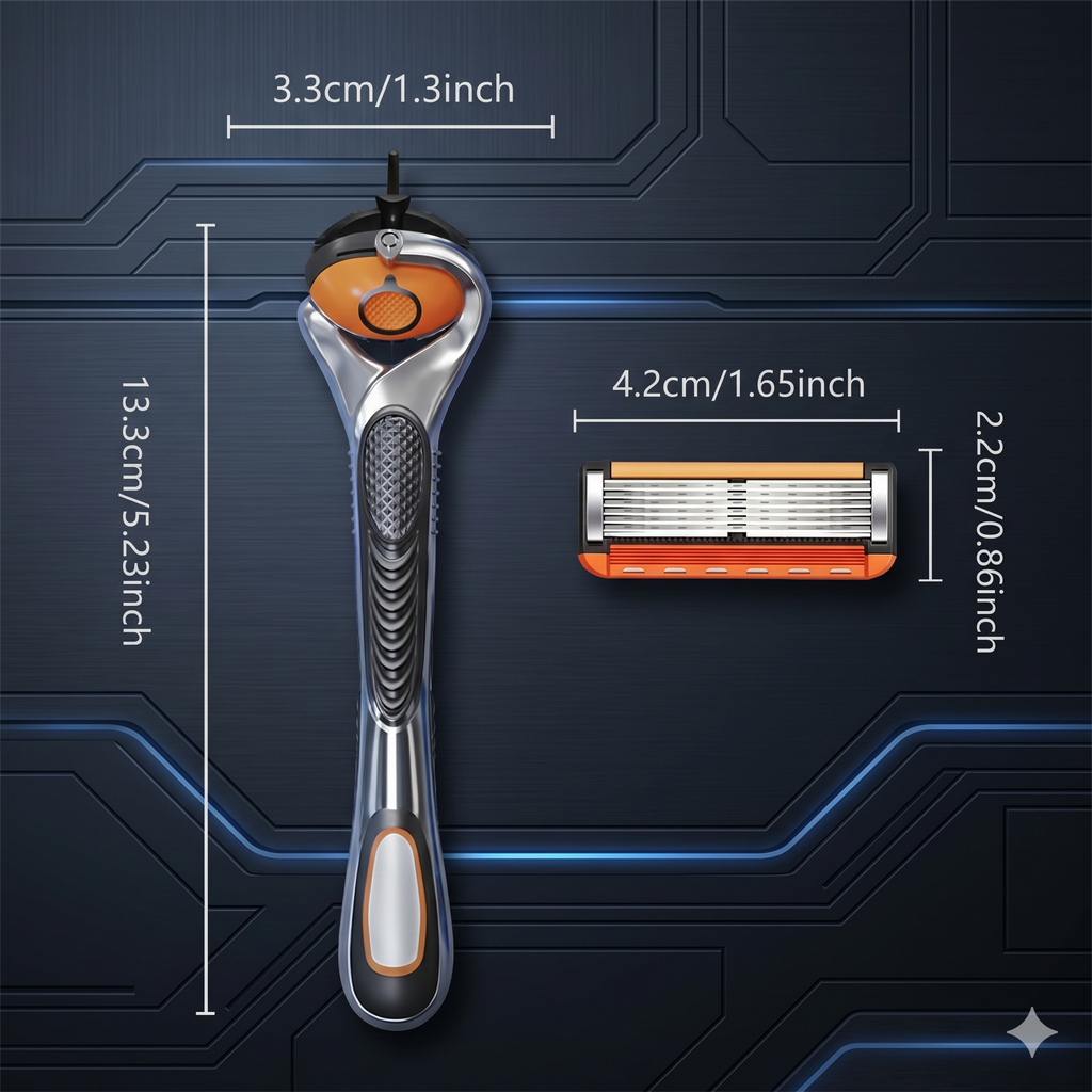 🚨 LAST DAY! 70% OFF TODAY——Men's Razor Blade Kit🪒