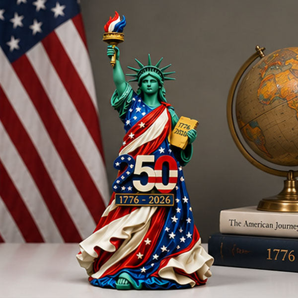 🔥Limited-time promotion🔥Handmade USA 250th Anniversary Statue of Liberty Figurine