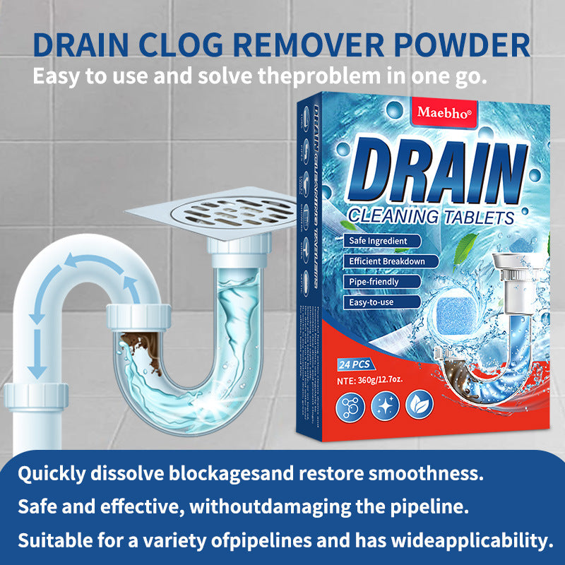 🔥Last Day 70% OFF🔥——Effervescent Drain Clog Remover Tablets