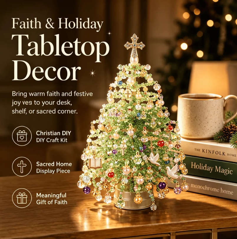🔥Last day——Limted Time 70% OFF!DIY Beaded Christmas TreeKit Create Your OwnSparkling Holiday Decoration
