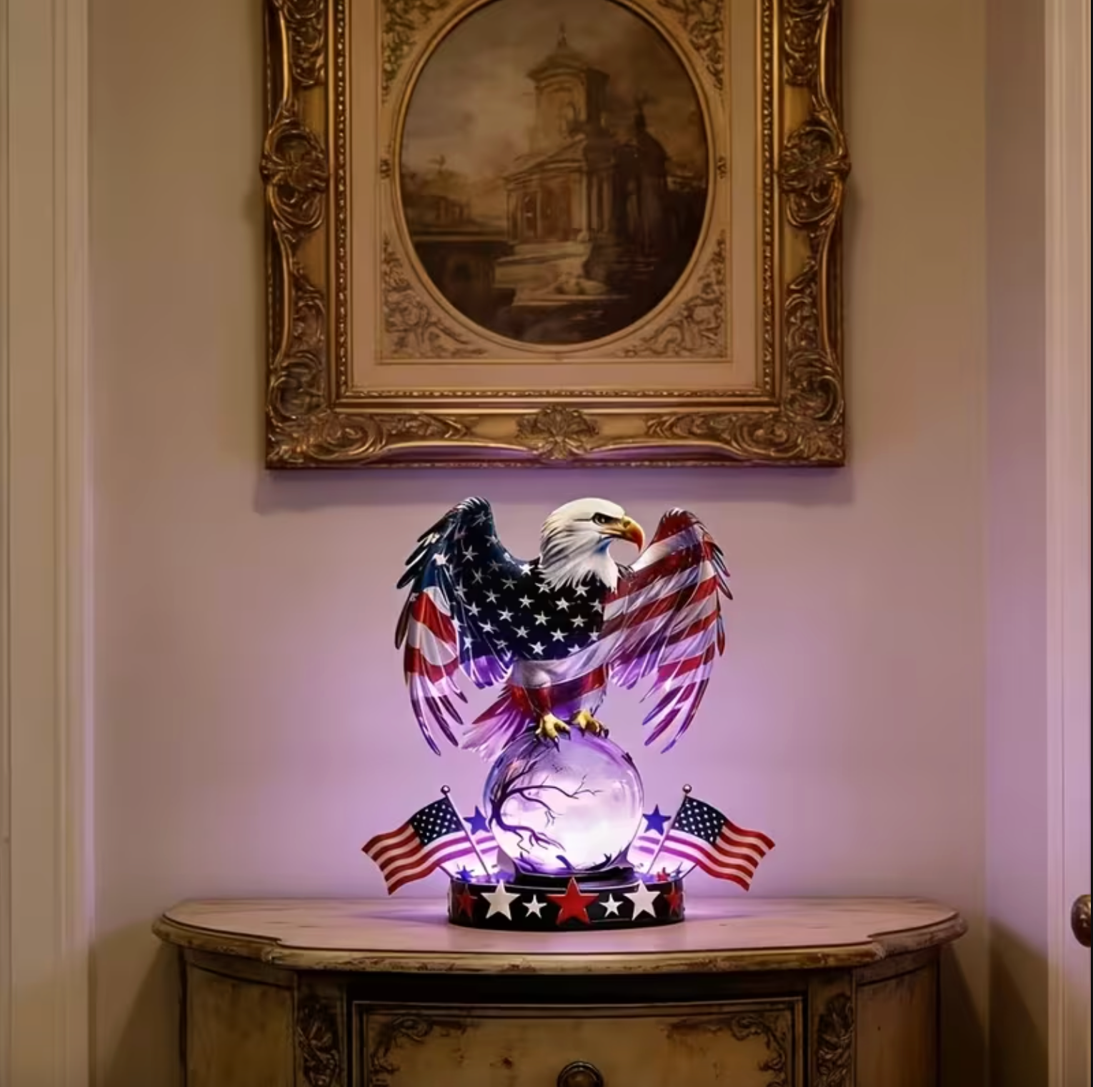 🚨 LAST DAY! 70% OFF TODAY——Freedom Eagle Patriotic LED Table Lamp ✨