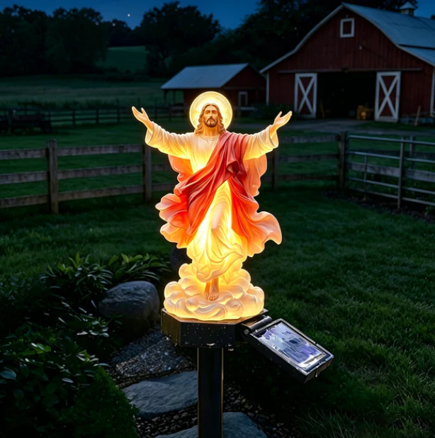 🔥Last Day 70% OFF🔥—— Jesus Christ Ascension Solar Garden Light