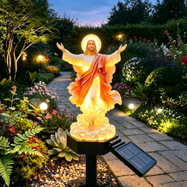 🔥Last Day 70% OFF🔥—— Jesus Christ Ascension Solar Garden Light
