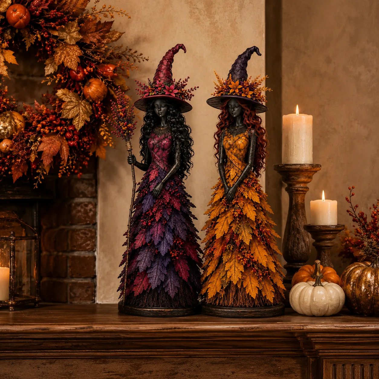 🔥Halloween Early Bird Special: Enjoy 70% OFF——🧙Enchanted Autumn Witch Figurine (✨2026 Limited Edition)