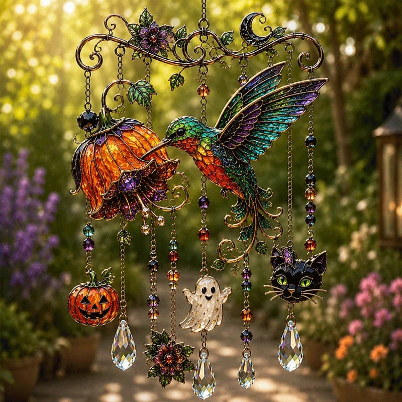 🔥Halloween Early Bird Special: Enjoy 70% OFF —— Halloween Themed Crystal Wind Chime