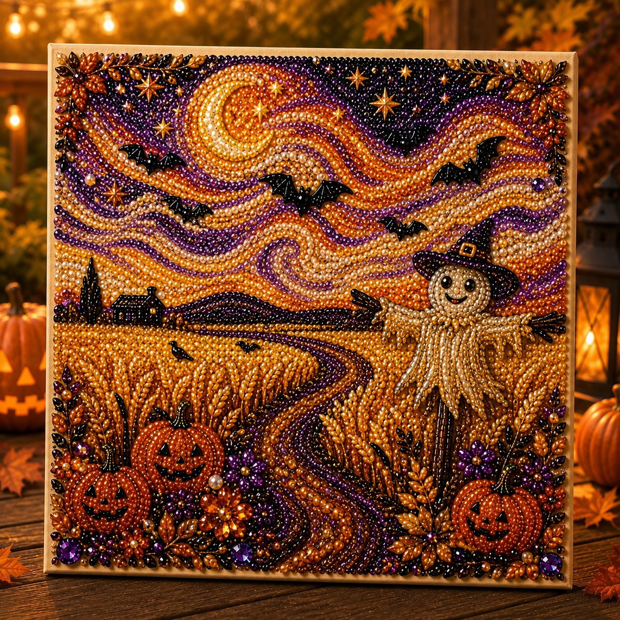 🔥Halloween Early Bird Special: Enjoy 70% OFF——👻✨ Halloween Pearl Art DIY Kit – Turn Tiny Pearls into Spooky-Cute Magic