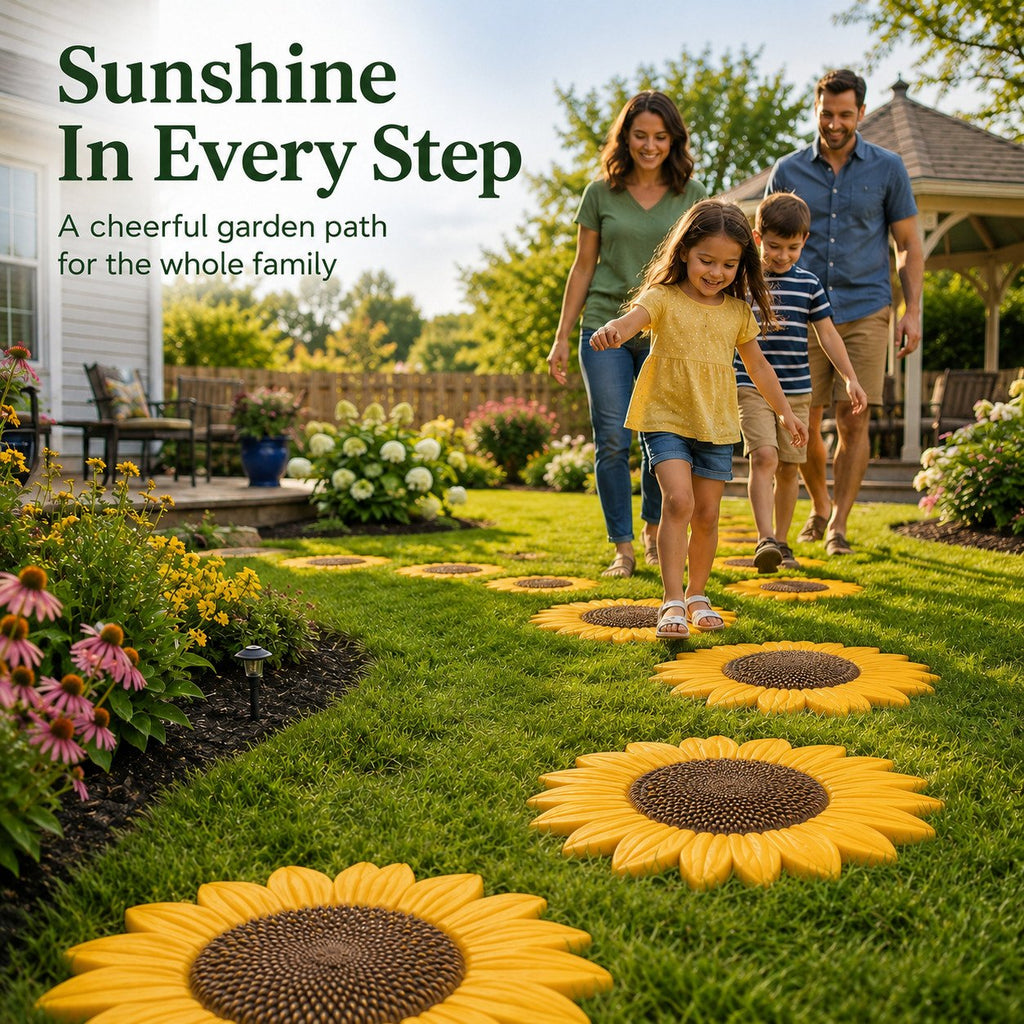 💥 LAST DAY70% OFF - 🌻 Reusable Sunflower Stepping Stone Mold (📦Buy 2 Free Shipping)
