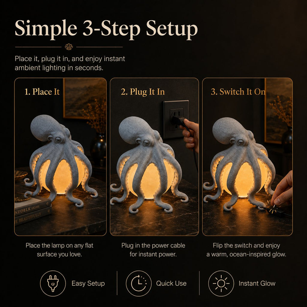 🔥Last Day 70% OFF🔥——Sculptural Ocean-Inspired Accent Light