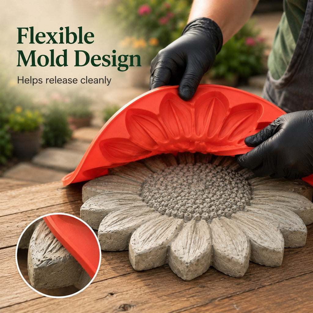 💥 LAST DAY70% OFF - 🌻 Reusable Sunflower Stepping Stone Mold (📦Buy 2 Free Shipping)