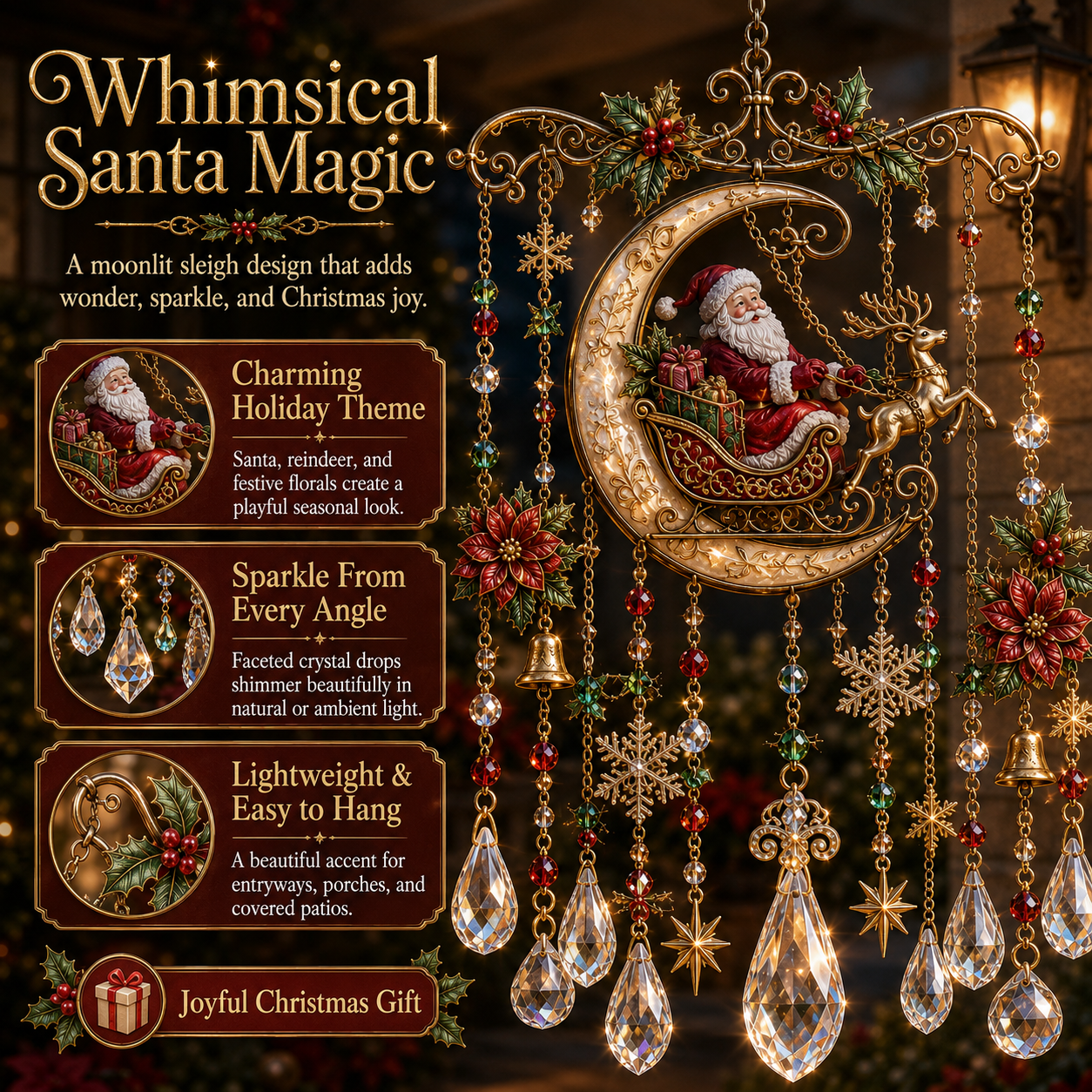 🎁Last Day — Limted Time 70% OFF！Magical Christmas Wind Chime
