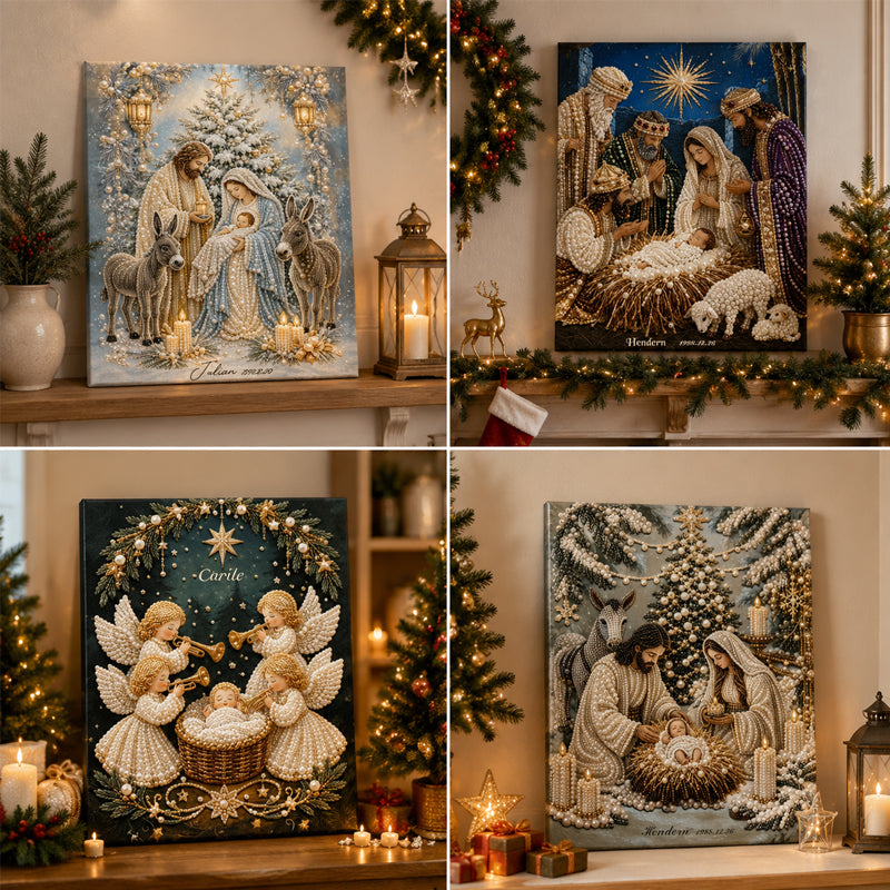 🎄 LAST DAY 70% OFF –🌟 Nativity Scene Diamond Painting Kit