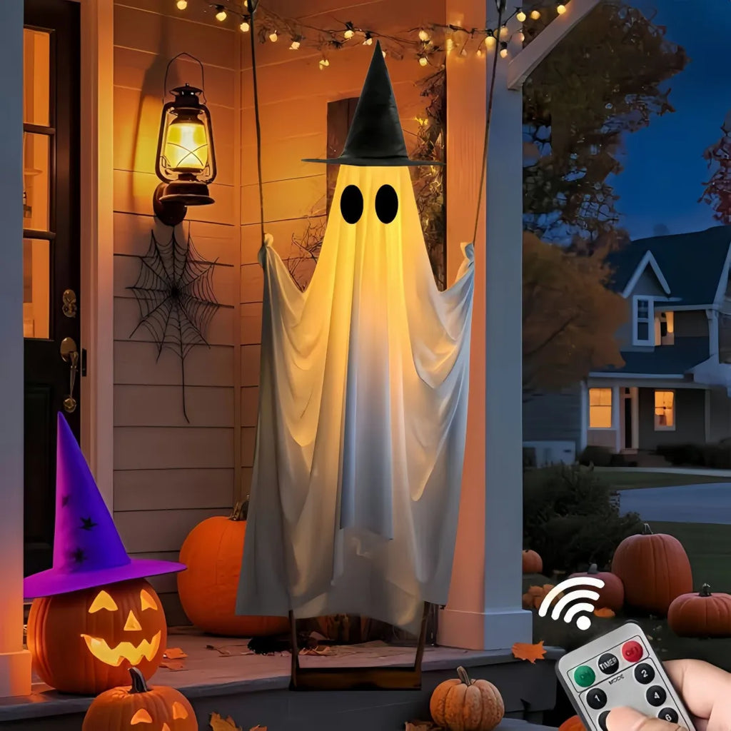 🔥Halloween Early Bird Special: Enjoy 70% OFF——Halloween Hanging Swing Ghost