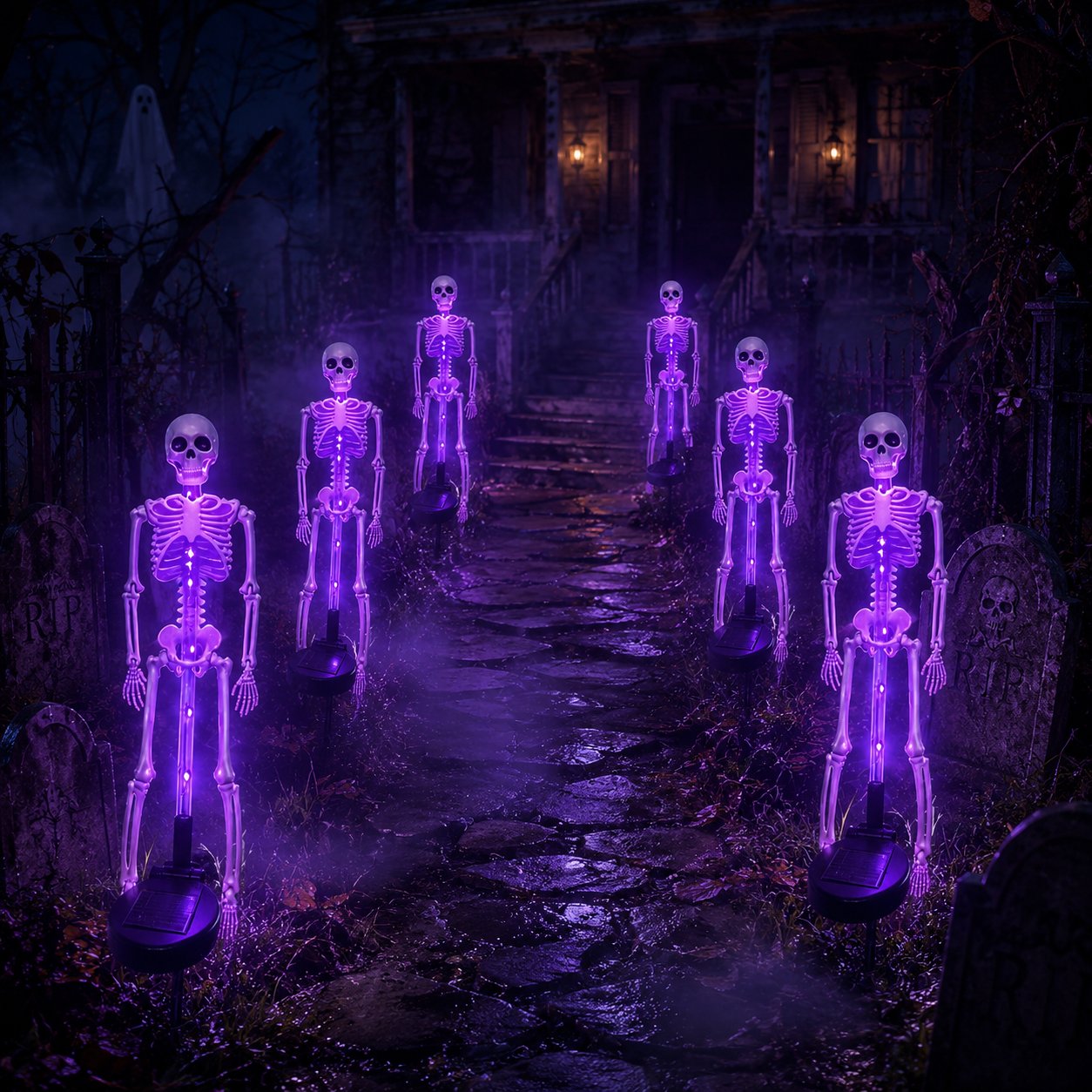 💥 Last Day 48% OFF——💀 Solar Skeleton Yard Stake