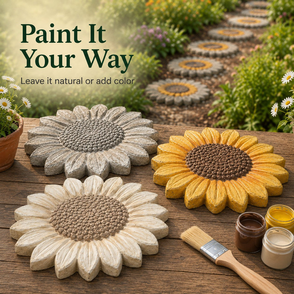 💥 LAST DAY70% OFF - 🌻 Reusable Sunflower Stepping Stone Mold (📦Buy 2 Free Shipping)
