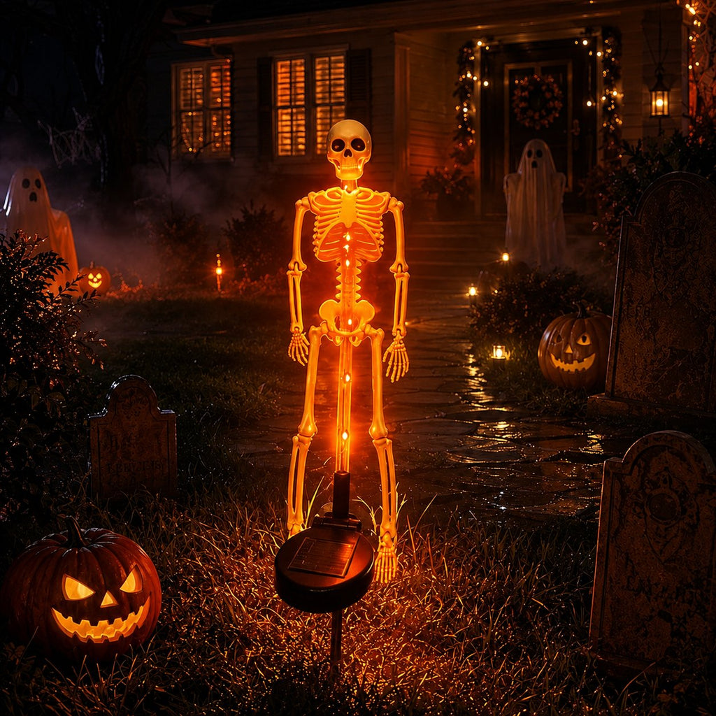 💥 Last Day 48% OFF——💀 Solar Skeleton Yard Stake