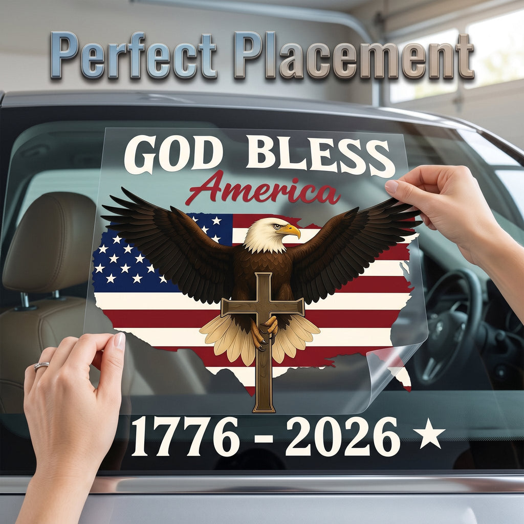🔥 LAST DAY – 50% OFF——🦅 God Bless America: 2026 Semicentennial Sticker