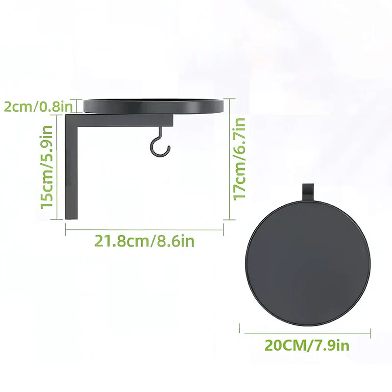 🔥Last Day 70% OFF——Wall Mounted Metal Bird Bath🐦🛁🧱🏡