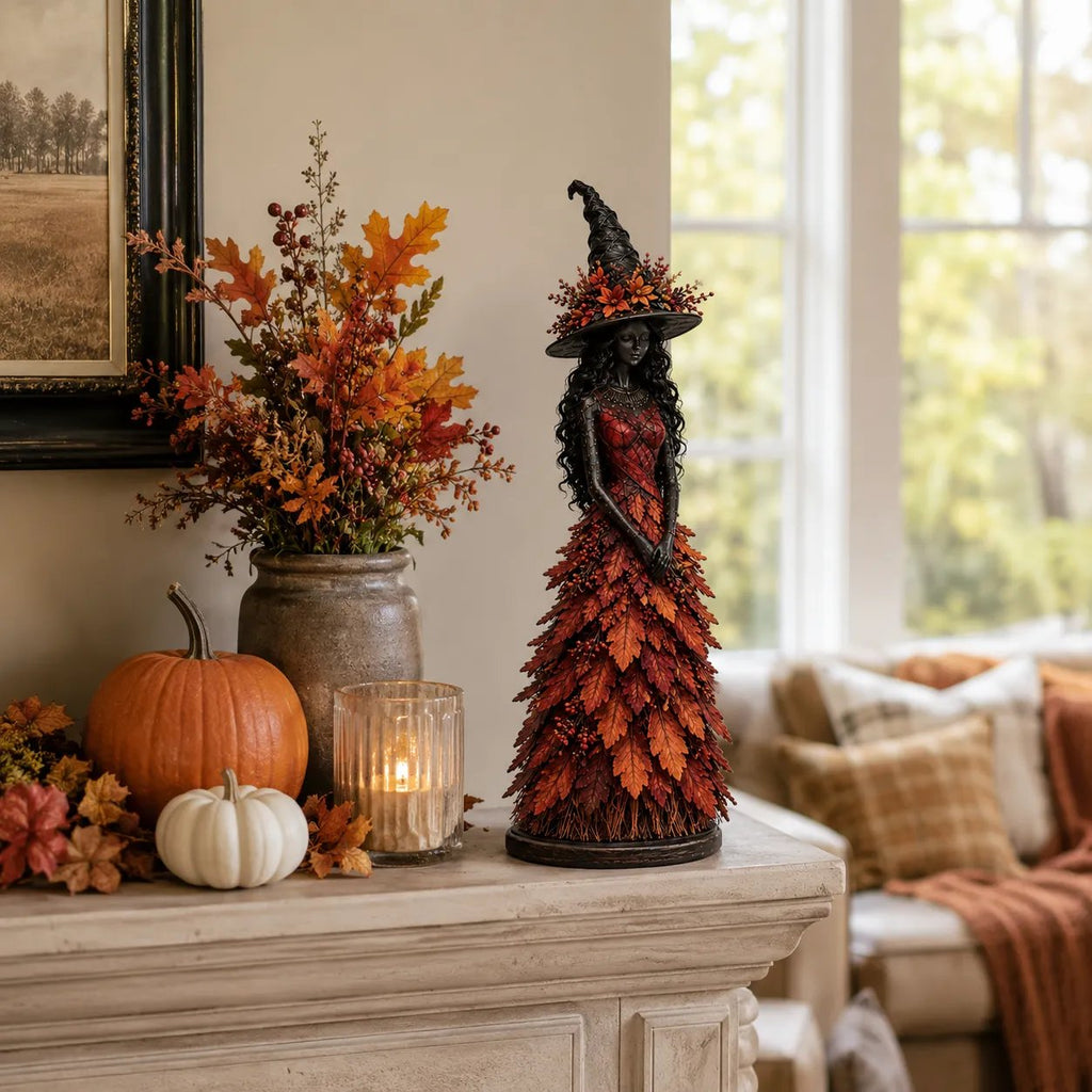 🔥Halloween Early Bird Special: Enjoy 70% OFF——🧙Enchanted Autumn Witch Figurine (✨2026 Limited Edition)