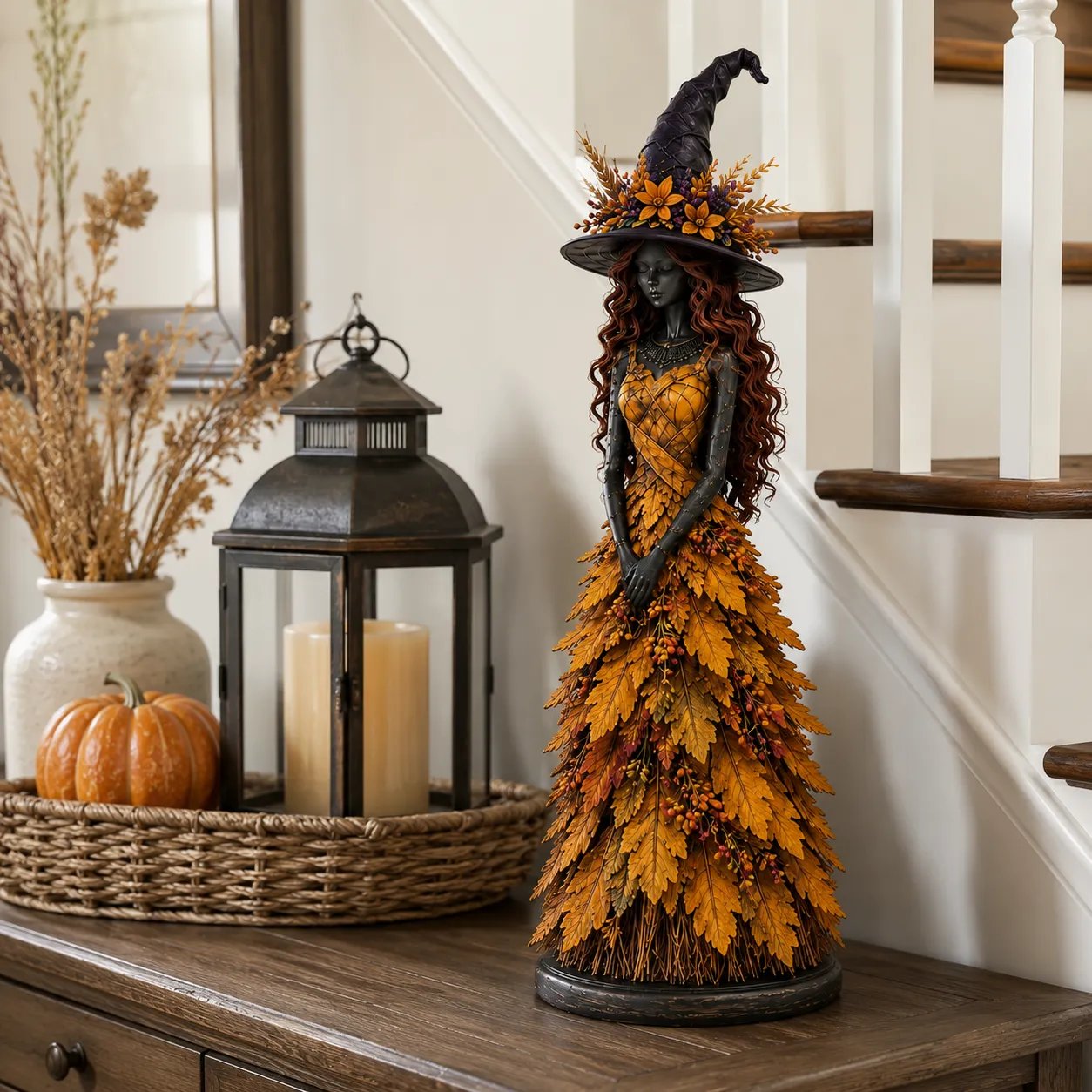 🔥Halloween Early Bird Special: Enjoy 70% OFF——🧙Enchanted Autumn Witch Figurine (✨2026 Limited Edition)