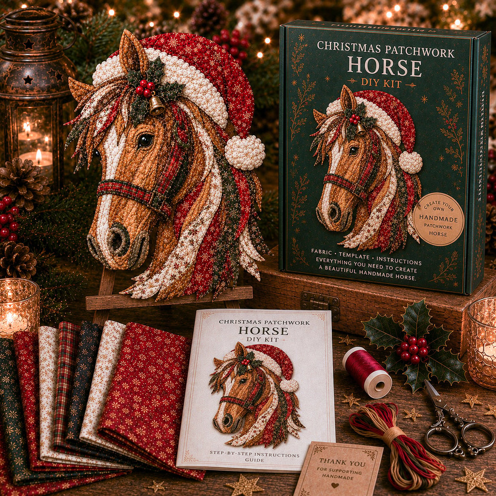 🎁LAST DAY — LIMITED TIME 70% OFF！🎅Kit decorazioni fai da te in tessuto patchwork natalizio