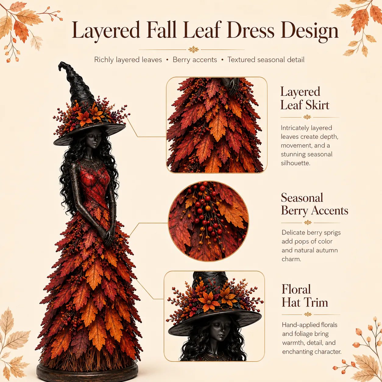 🔥Halloween Early Bird Special: Enjoy 70% OFF——🧙Enchanted Autumn Witch Figurine (✨2026 Limited Edition)