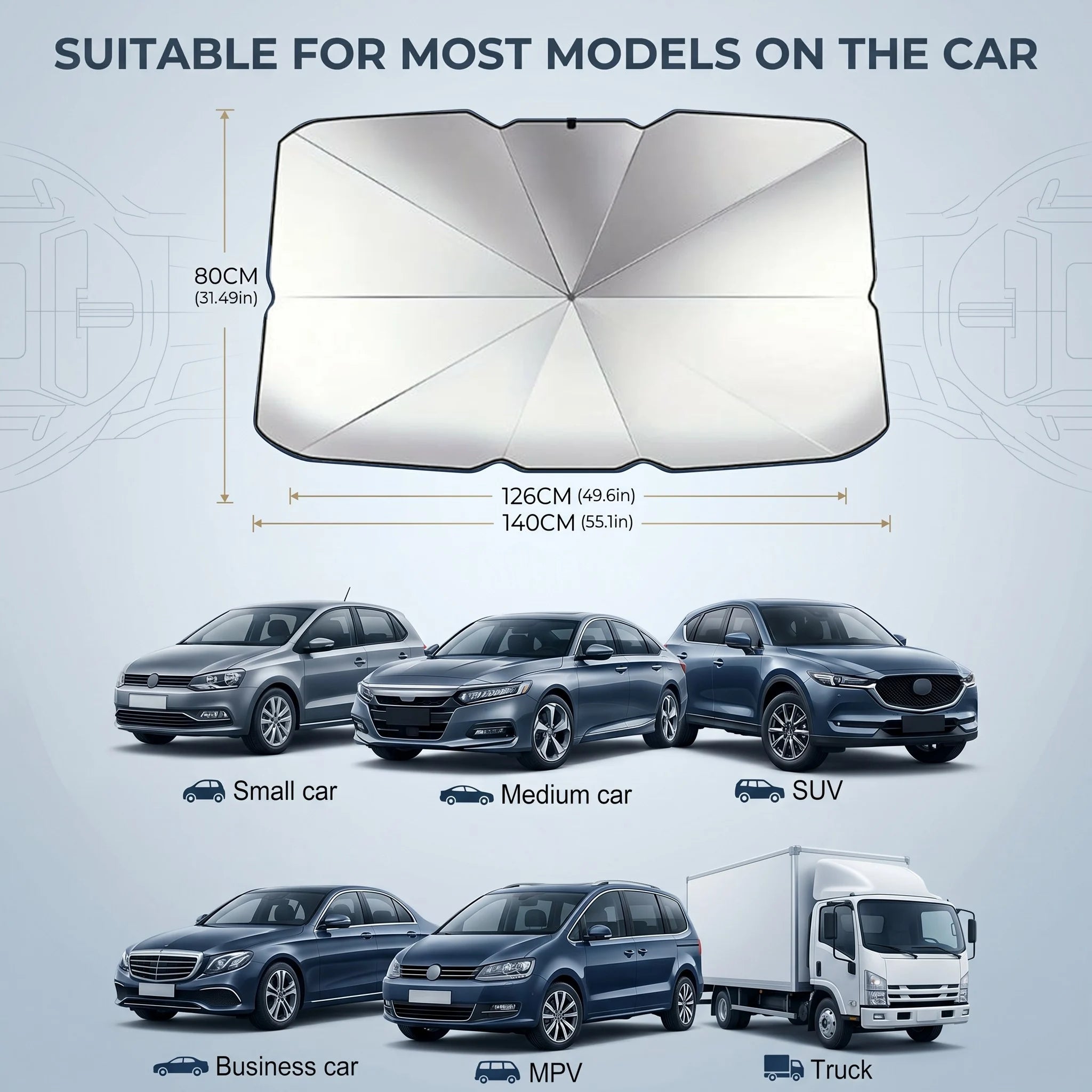 🔥Summer Limited-Time Sale – Enjoy 50% OFF 2026 Newly Upgraded Car Sunshade
